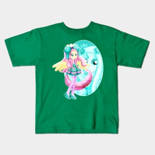 Aphrodite's warrior_Fluttershy Kids T-Shirt